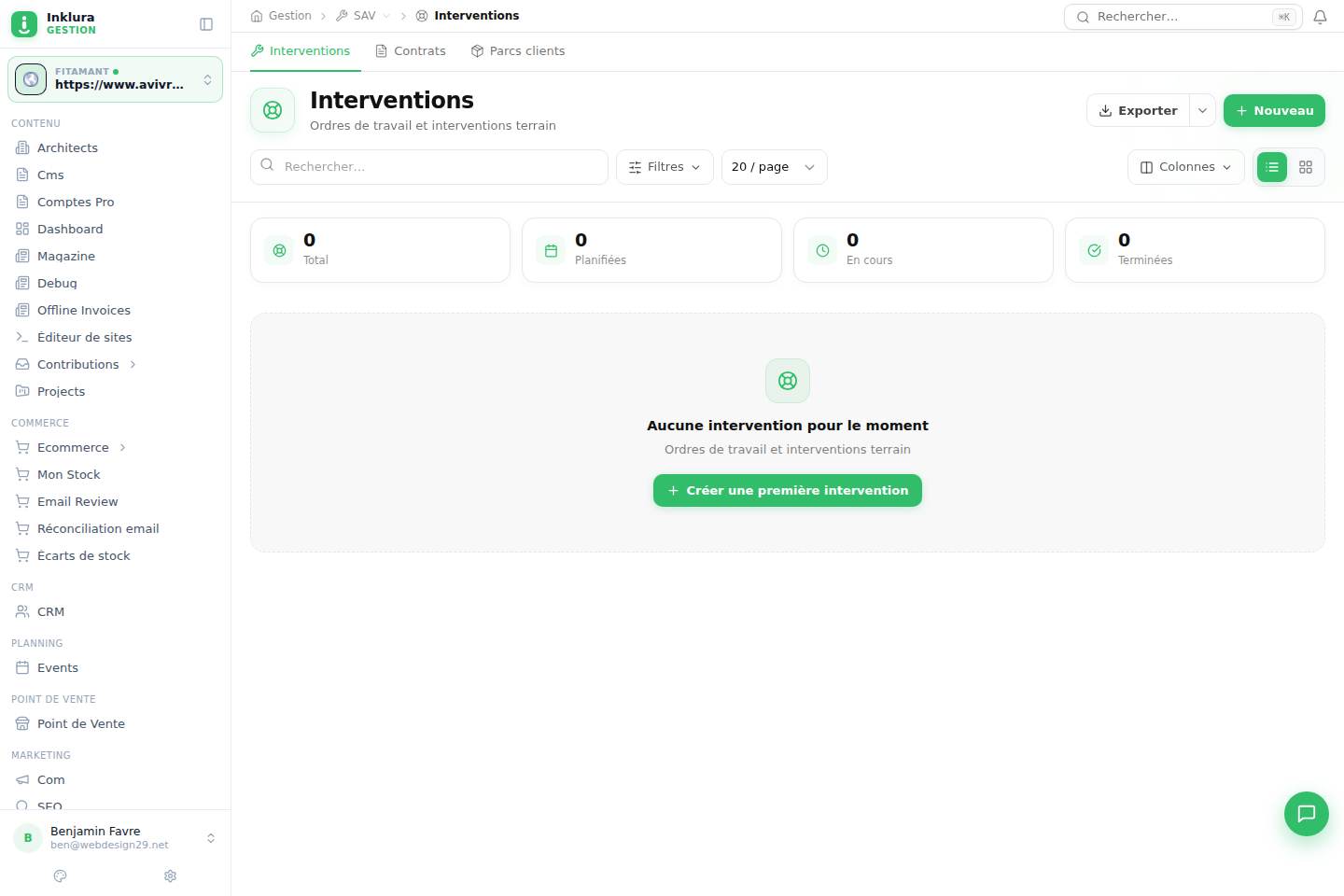 SAV & interventions — Interventions