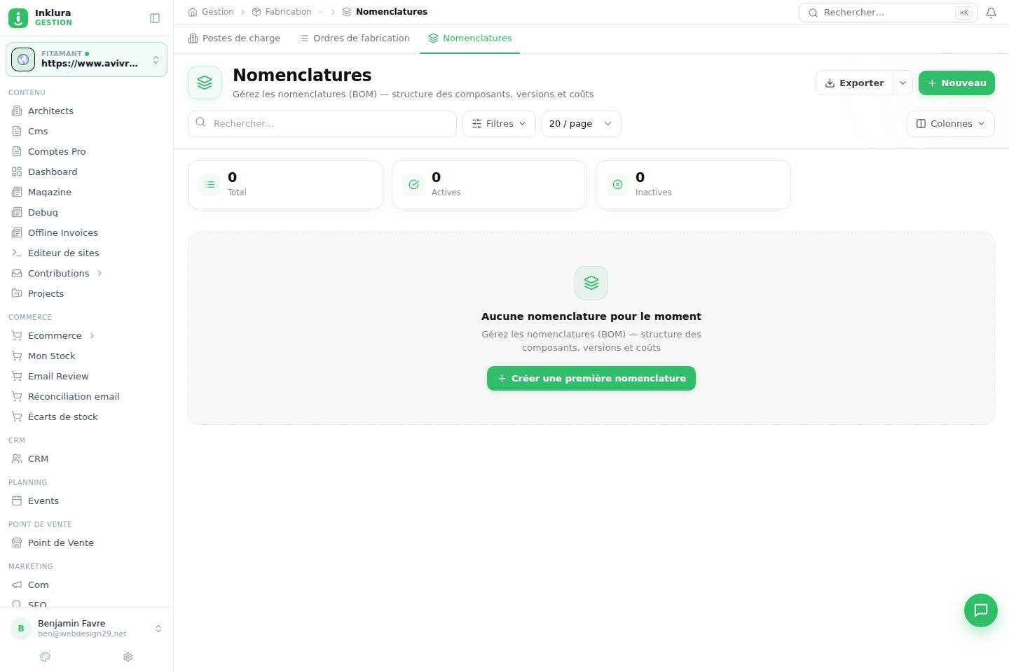 Fabrication — Nomenclatures